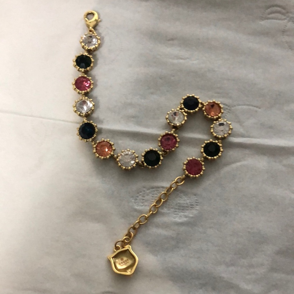 Gucci Gold gemstone Bracelet